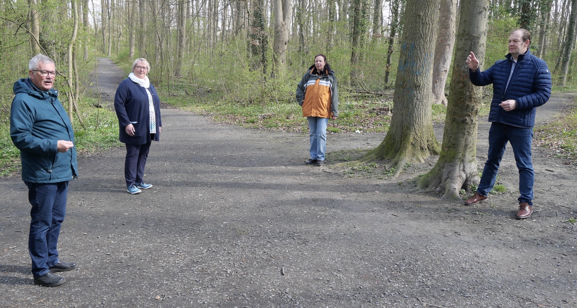 Die CDU will die Wege im Kappenbusch ertchtigen und den Wald fr die Zukunft erhalten